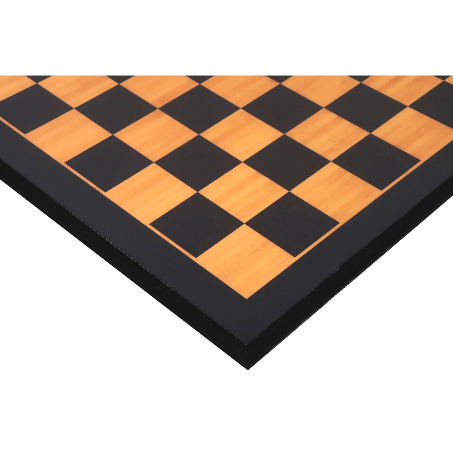 21" Wooden Printed Chess Board-Antique Boxwood & Ebony- 55mm square- Matt Finish