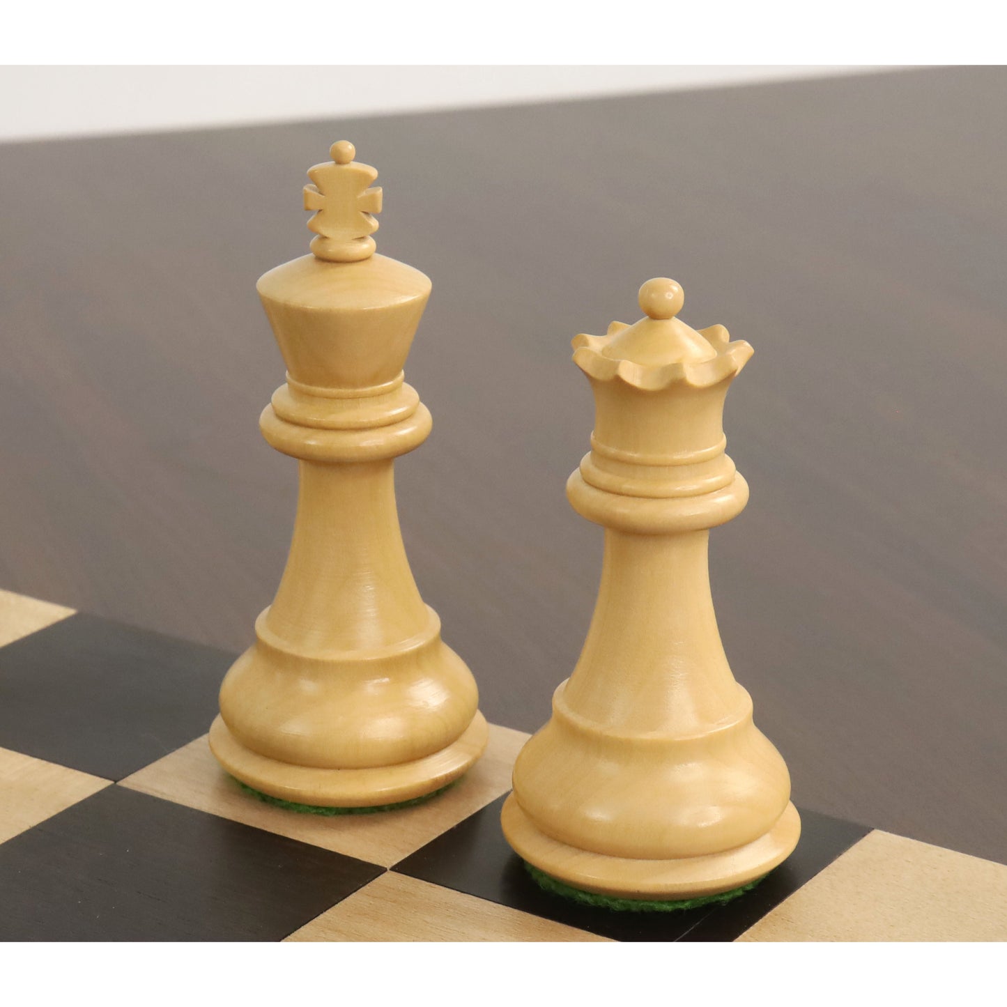 3" Professional Staunton Chess Set- Chess Pieces Only- Weighted Ebonized Boxwood