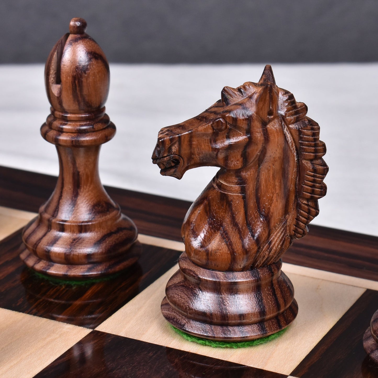 3.9" Exclusive Alban Staunton Chess Set Combo - Pieces in Rosewood with Board and Box