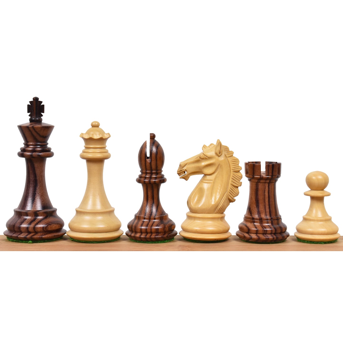 3.9" Exclusive Alban Staunton Chess Set Combo - Pieces in Rosewood with Board and Box