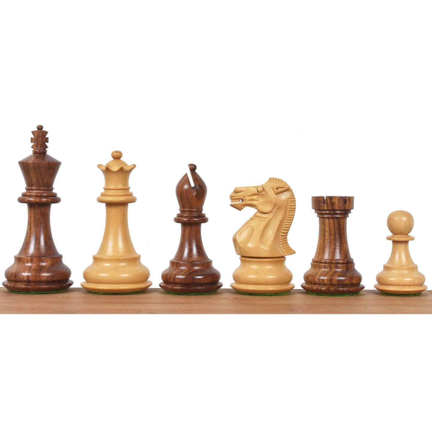 Combo of 3.6" Professional Staunton Chess Set - Pieces in Golden Rosewood with Board and Box