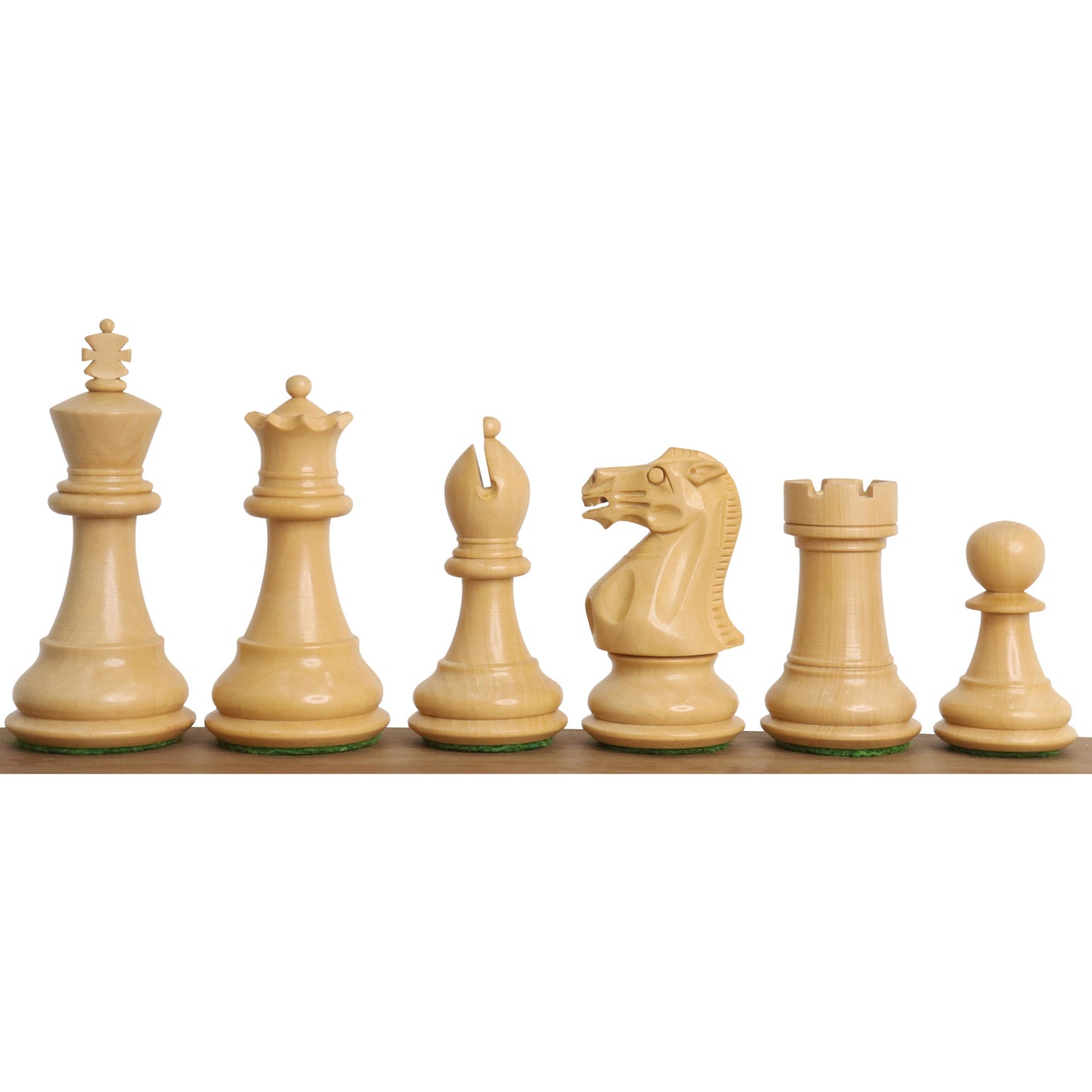 3" Professional Staunton Chess Set- Chess Pieces Only- Weighted Ebonized Boxwood