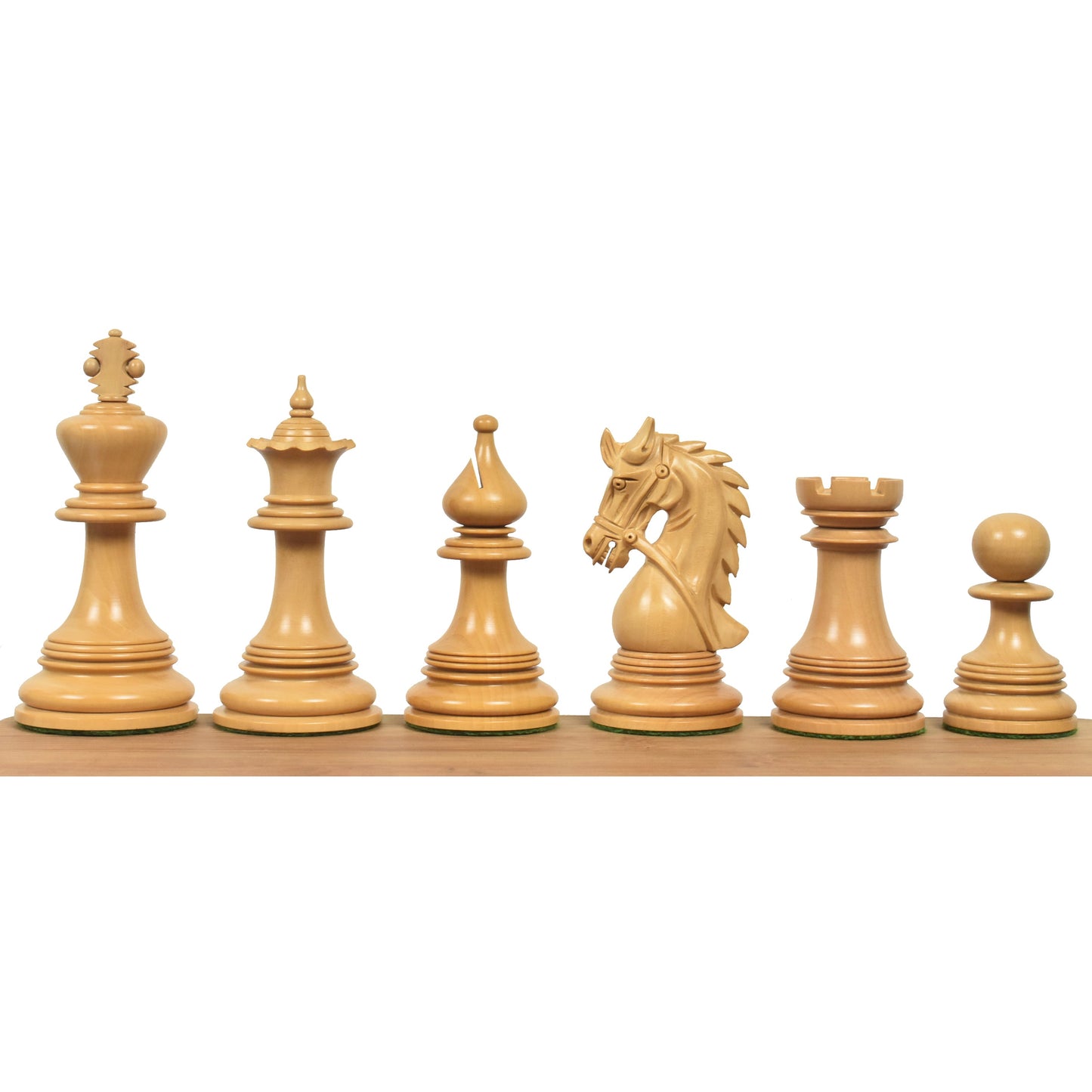 4.3" Napoleon Luxury Staunton Chess Set- Chess Pieces Only - Triple Weight Bud Rosewood