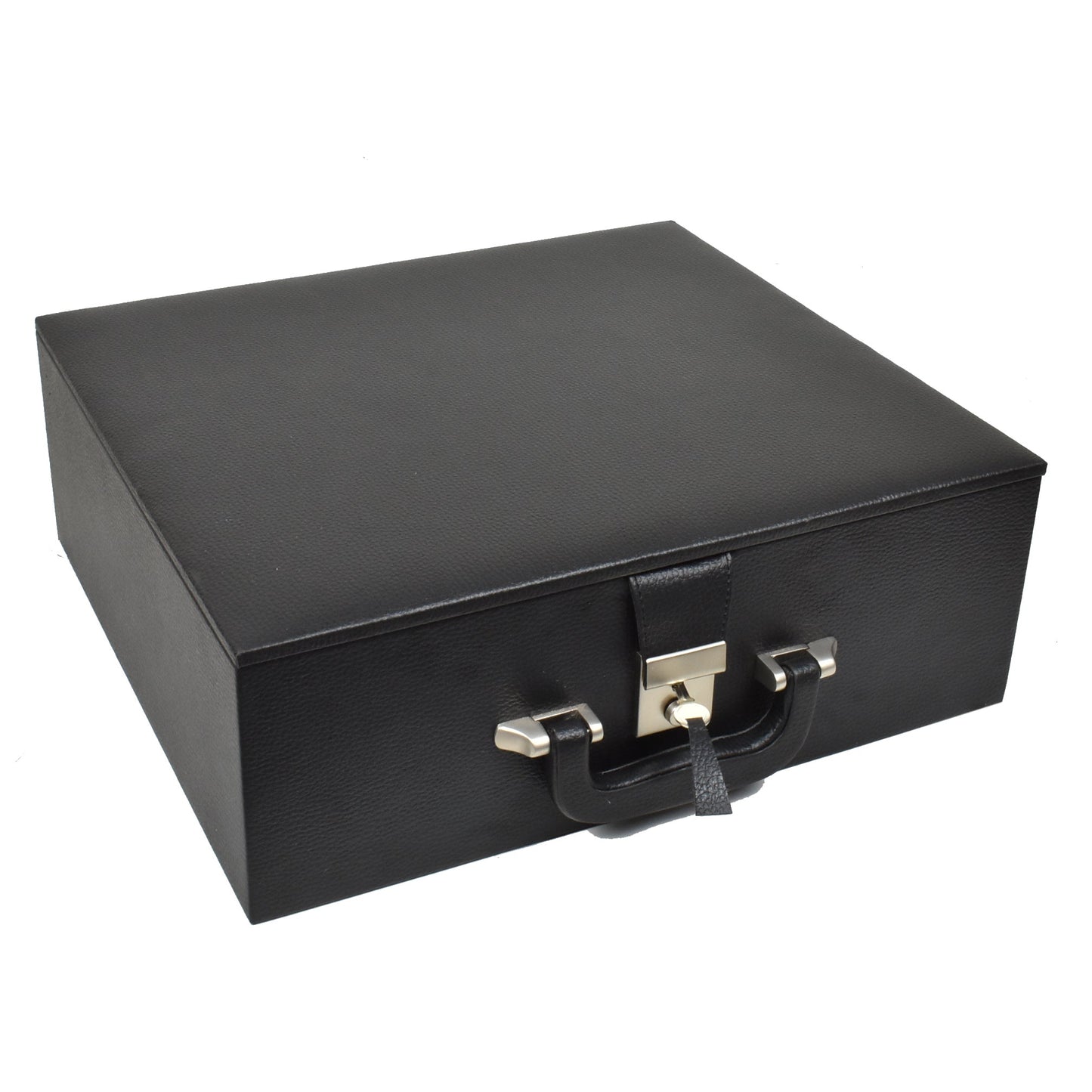 Combo of 4.6" Prestige Luxury Staunton Ebony Chess Pieces with 23" Large Ebony & Maple Wood Chessboard and Storage Box