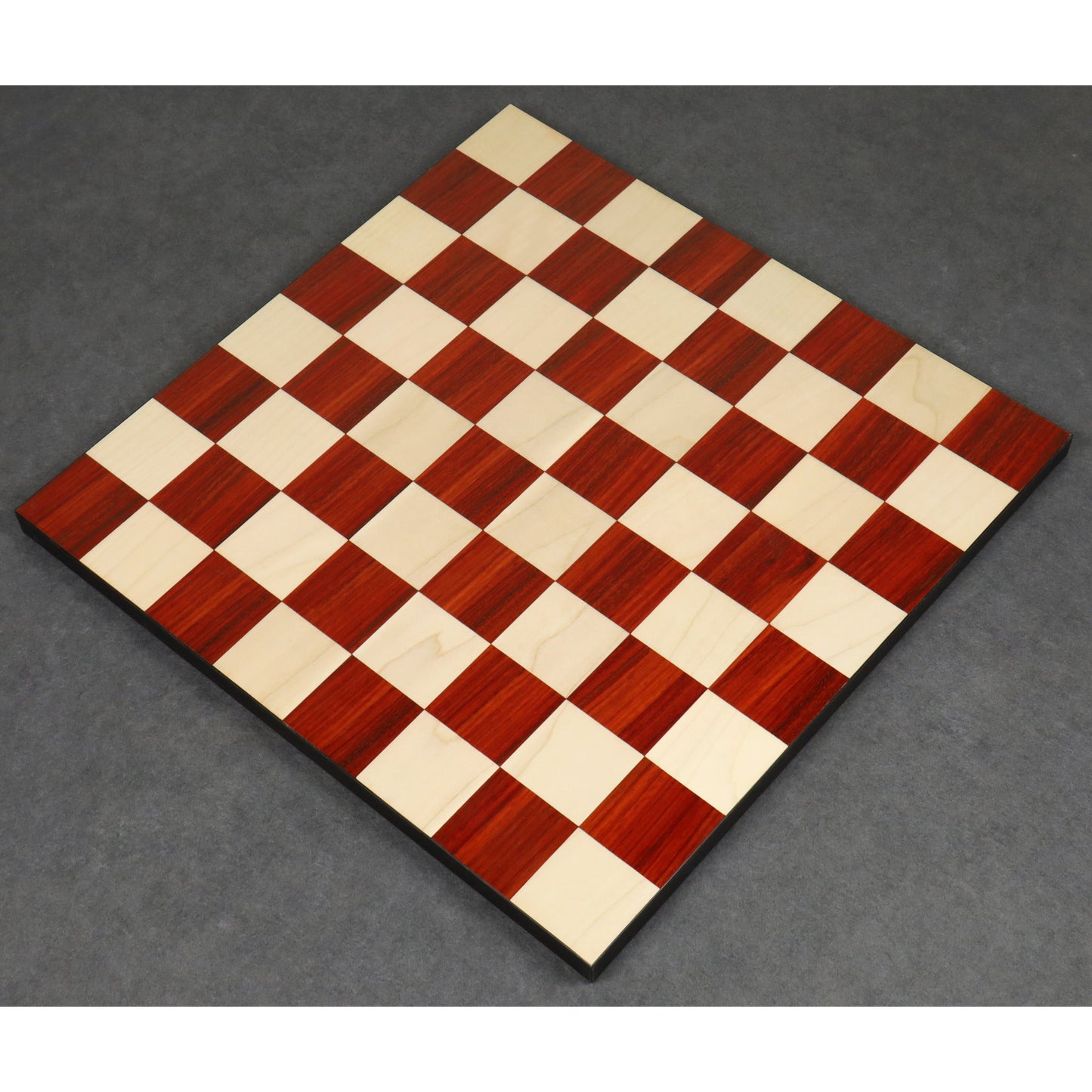 Combo of 4" Sleek Staunton Luxury Chess Set - Pieces in Bud Rosewood with Borderless Chess board and Storage Box