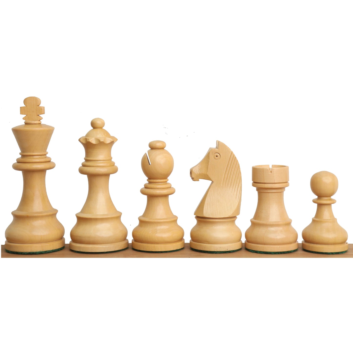 3.9" Championship Chess Set Combo -Pieces in Ebonised boxwood with Board and Box