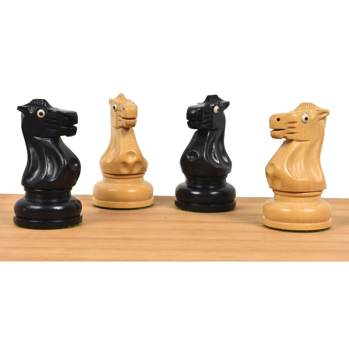 3.7" Soviet Grandmaster Supreme Chess Set- Chess Pieces Only in Boxwood- Glass Eyes