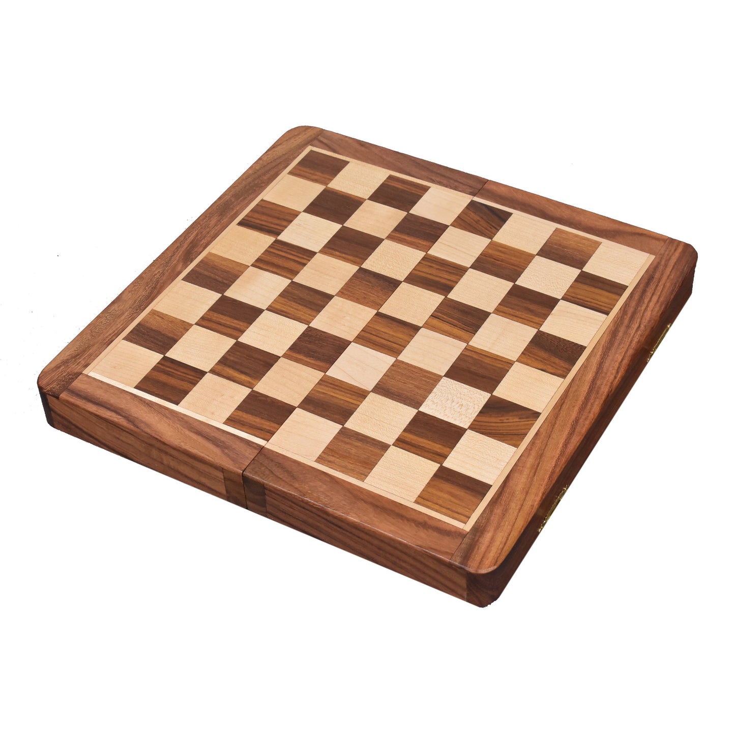 Wooden Magnetic Chess set 10" Travel Sheesham wood Golden Rosewood