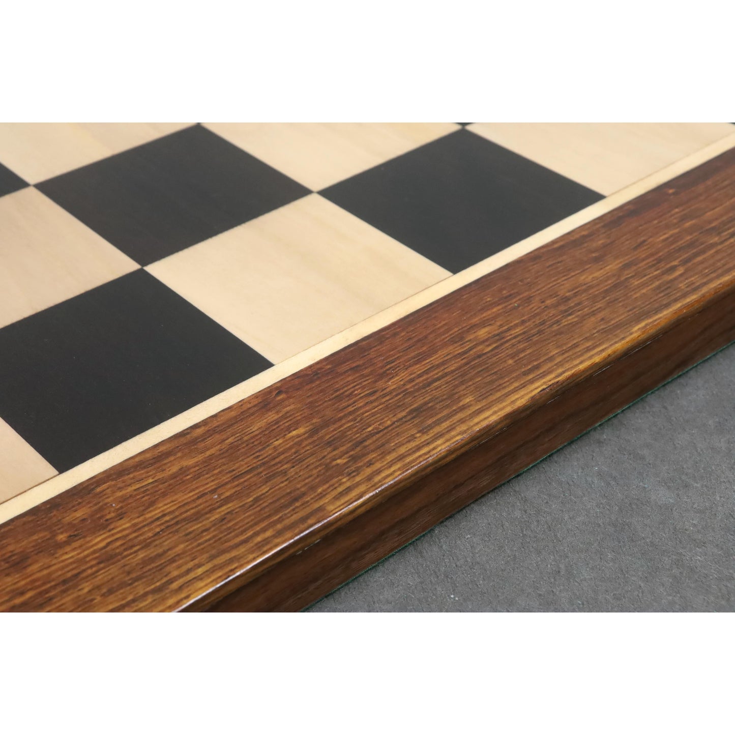 Combo of 4.6" Prestige Luxury Staunton Ebony Chess Pieces with 23" Large Ebony & Maple Wood Chessboard and Storage Box