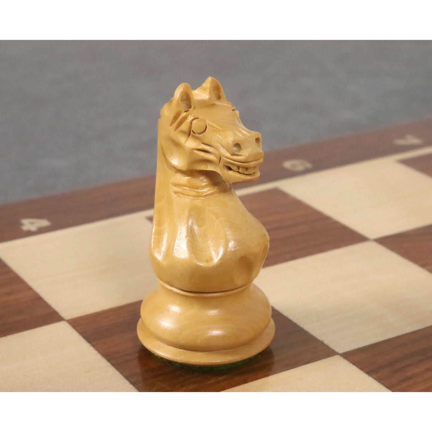 3.75" Queens Gambit Staunton Chess Set- Chess Pieces Only - Weighted Golden Rosewood