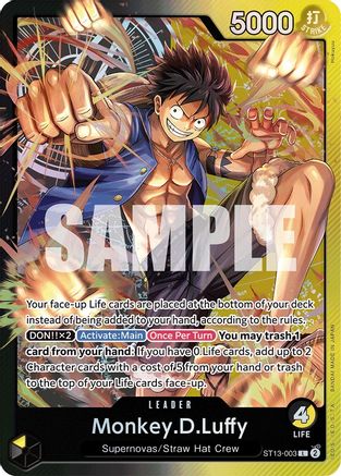 ONE PIECE TCG: THE THREE BROTHERS STARTER DECK (ST-13)