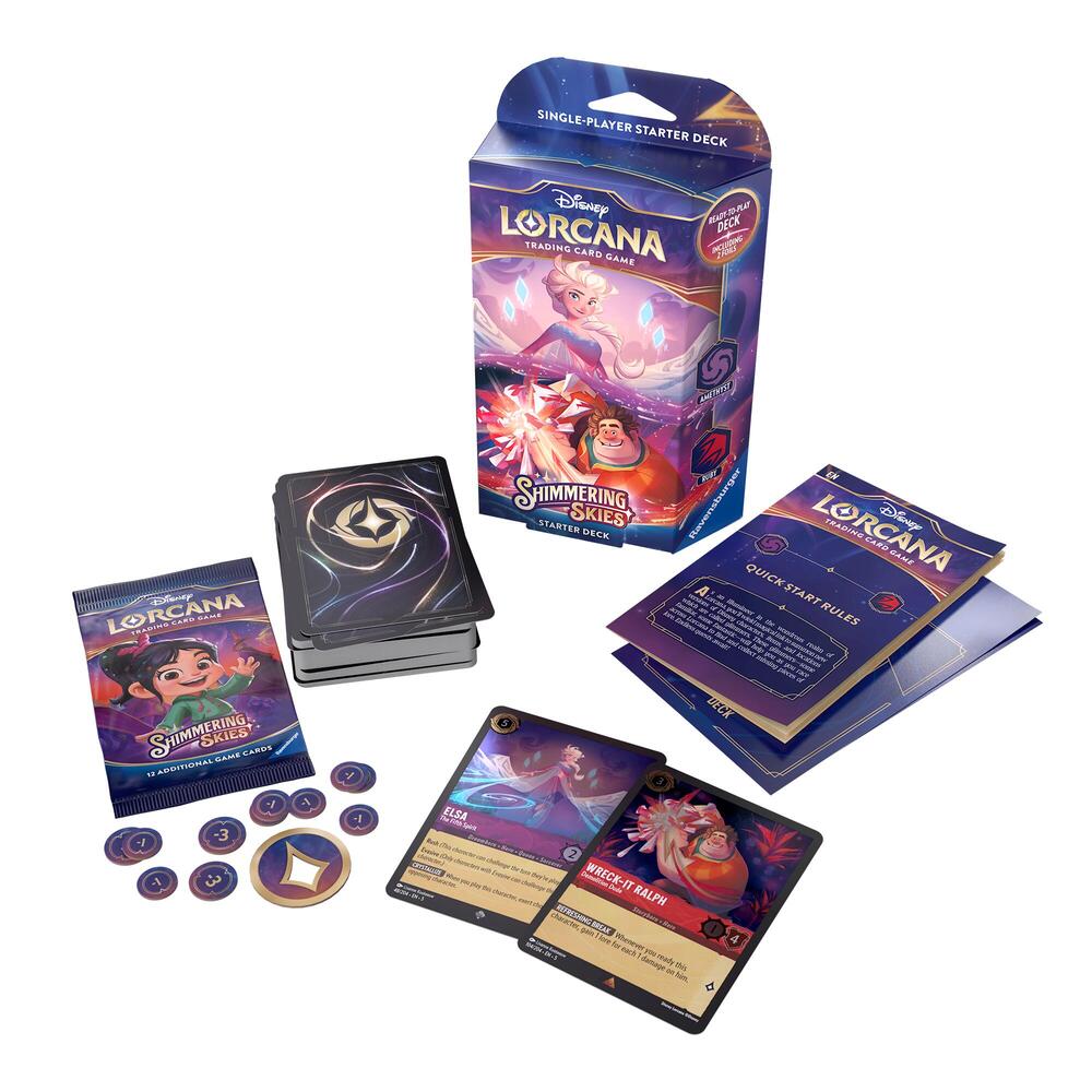 Lorcana TCG: Shimmering Skies Starter (Amethyst & Ruby)