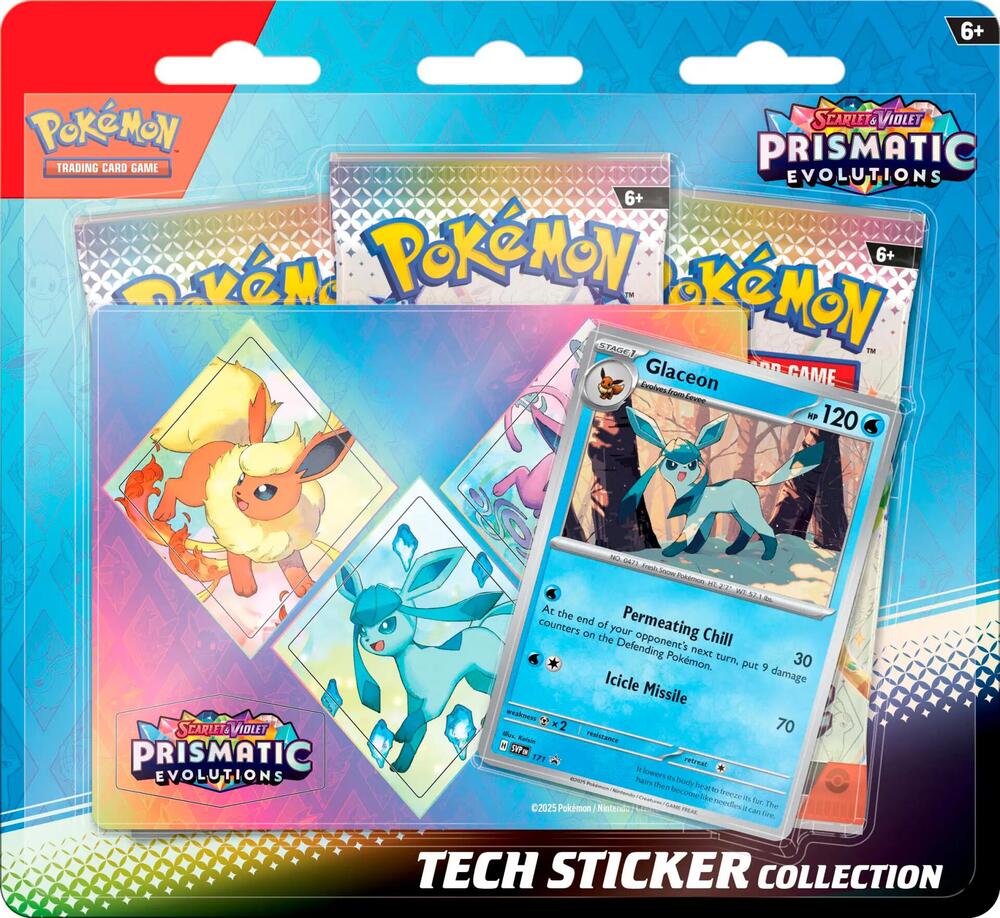 Pokémon - Scarlet & Violet - Prismatic Evolutions Tech Sticker Collection