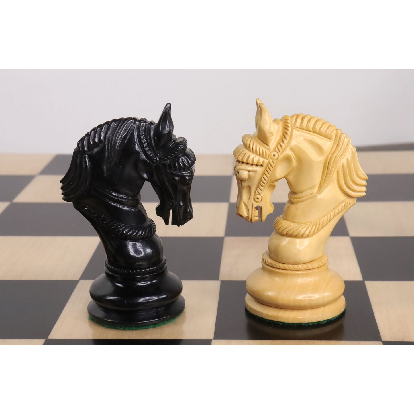 4.5" Imperator Luxury Staunton Chess Set- Chess Pieces Only - Ebony Wood - Triple Weight