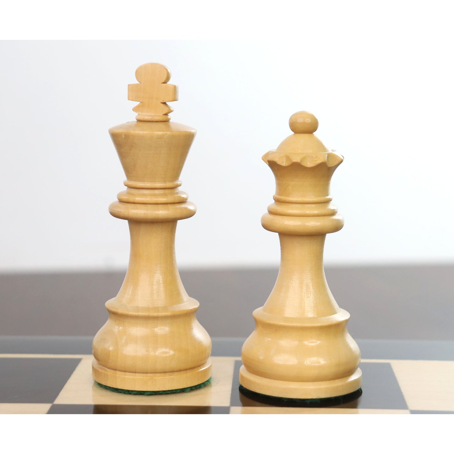 3.9" Championship Chess Set Combo -Pieces in Ebonised boxwood with Board and Box