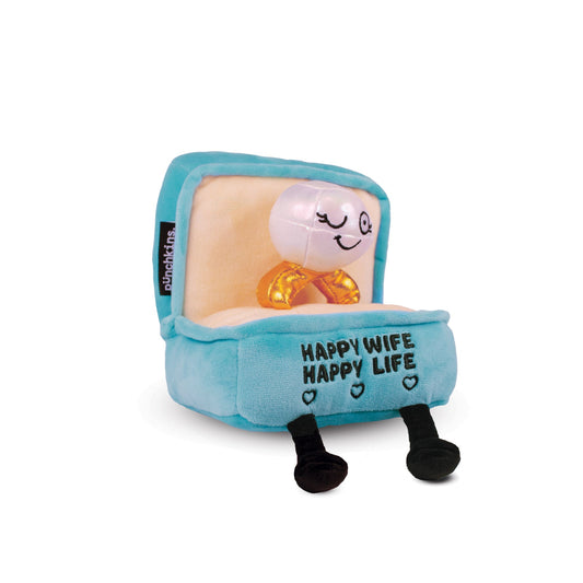 "Happy Wife, Happy Life" Ring Plush