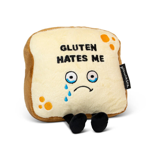 "Gluten Hates Me" Bread Plush