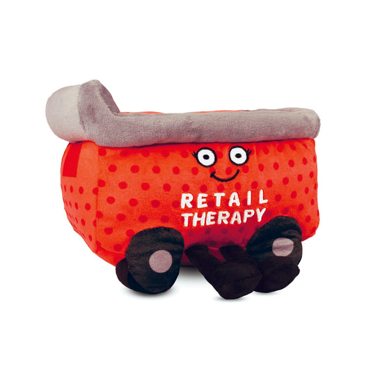 "Retail Therapy" Shopping Cart Plush