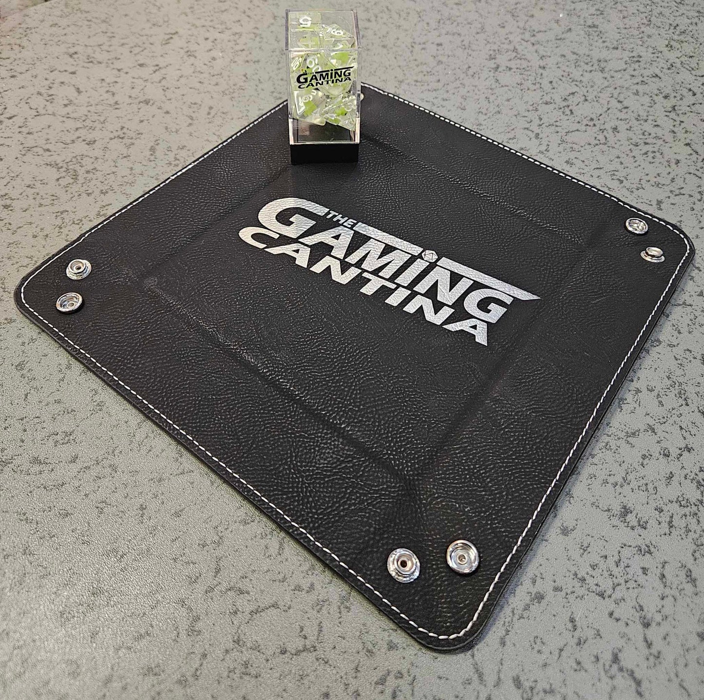 The Gaming Cantina Dice Tray (Black)