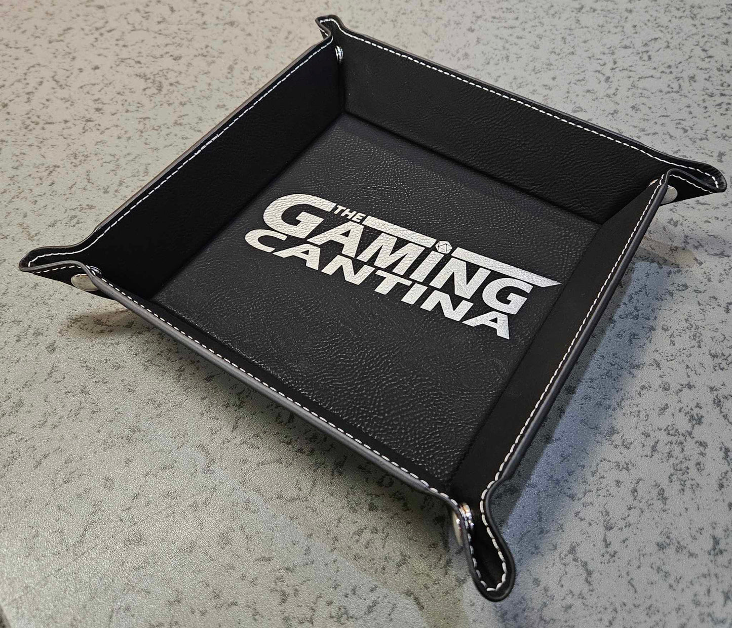 The Gaming Cantina Dice Tray (Black)