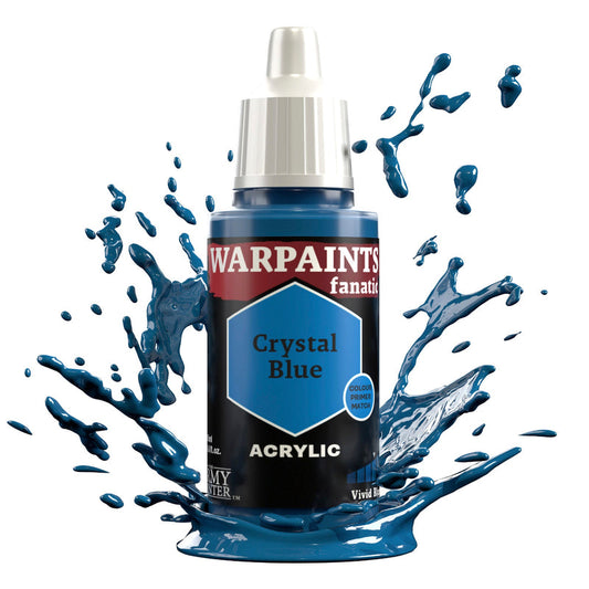 The Army Painter: Warpaints Fanatic: Acrylic: Crystal Blue 18ml