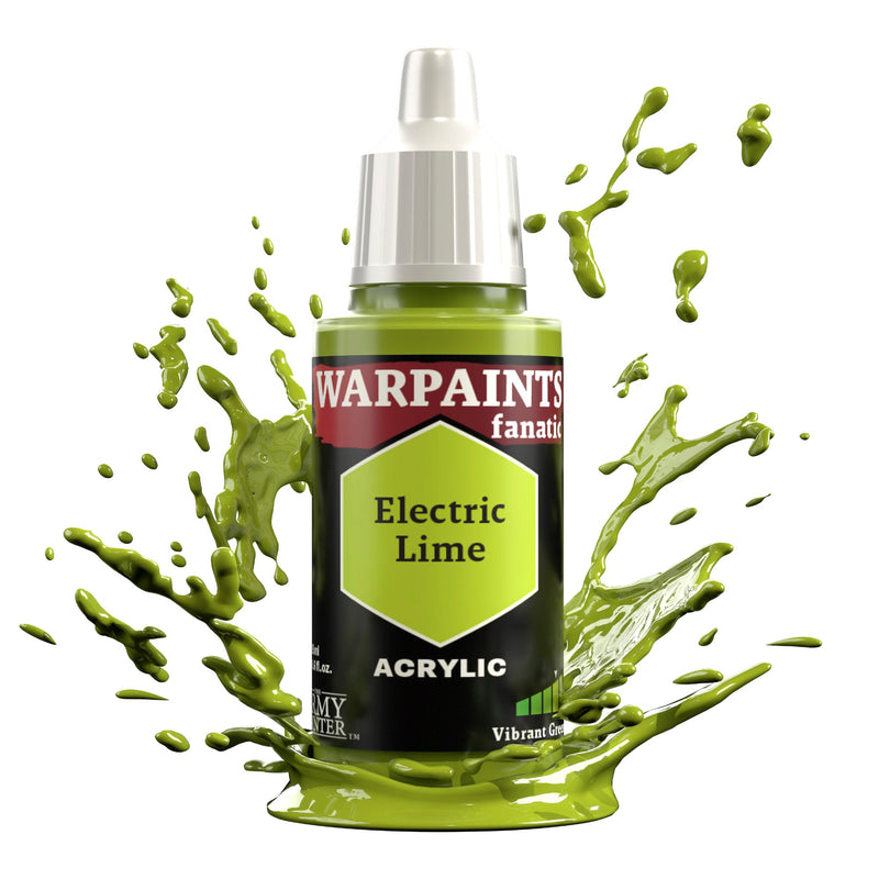 The Army Painter: Warpaints Fanatic: Acrylic: Electric Lime18ml