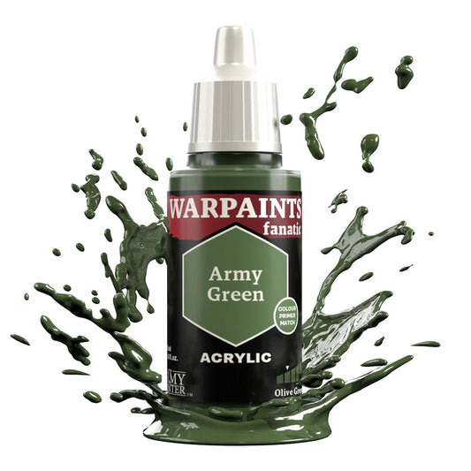 The Army Painter: Warpaints Fanatic: Acrylic: Army Green 18ml