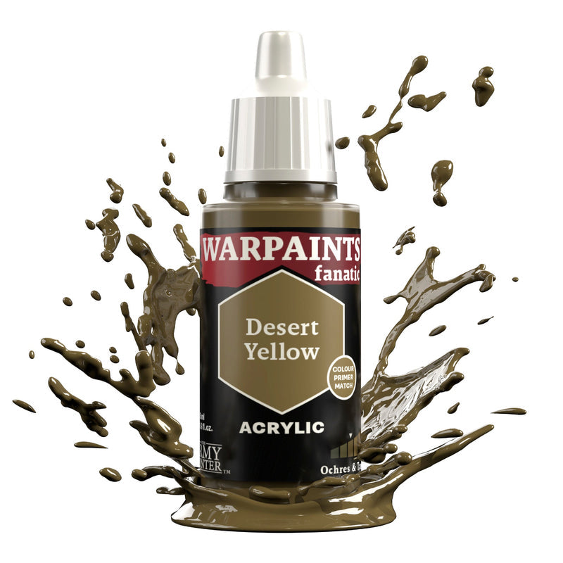 The Army Painter: Warpaints Fanatic: Acrylic: Desert Yellow 18ml