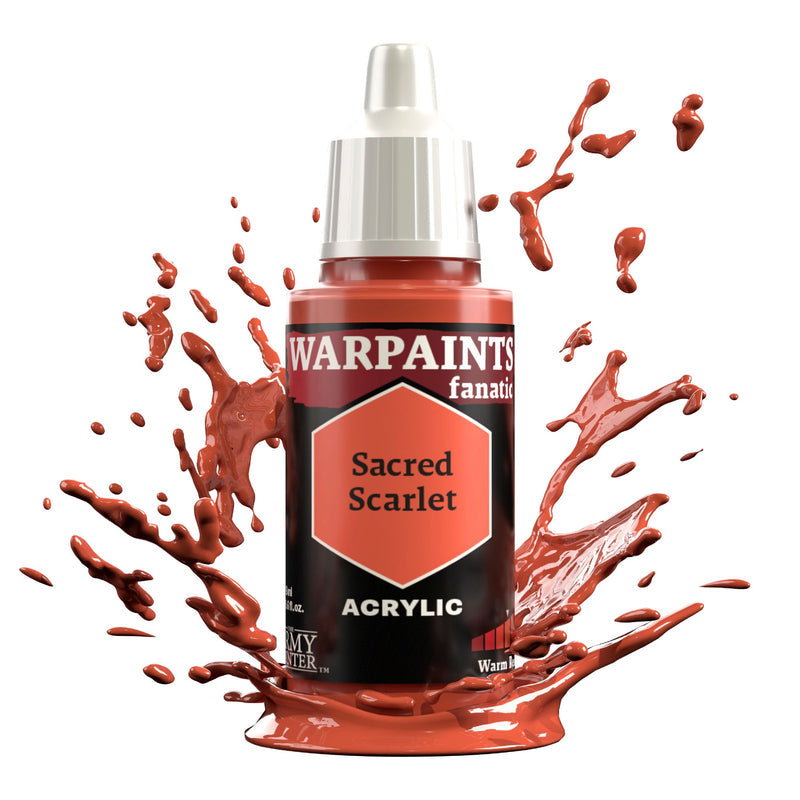 The Army Painter: Warpaints Fanatic: Acrylic: Sacred Scarlet 18ml