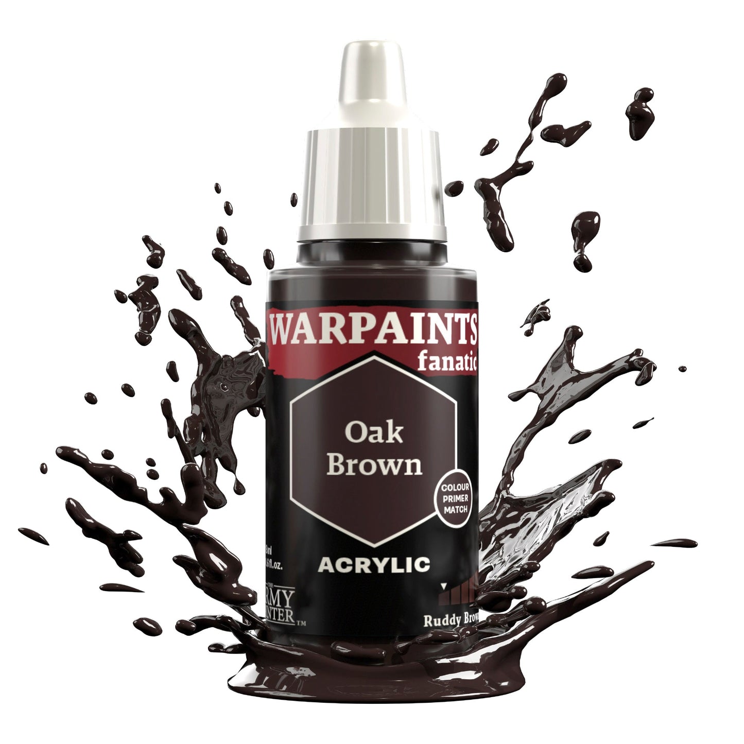 The Army Painter: Warpaints Fanatic: Acrylic: Oak Brown 18ml