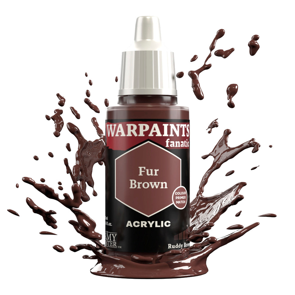 The Army Painter: Warpaints Fanatic: Acrylic: Fur Brown 18ml