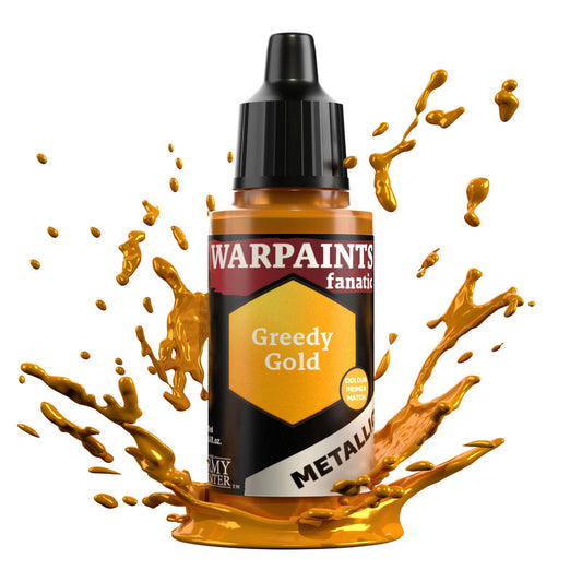 THE ARMY PAINTER: WARPAINTS FANATIC: METALLIC: GREEDY GOLD (18ml)