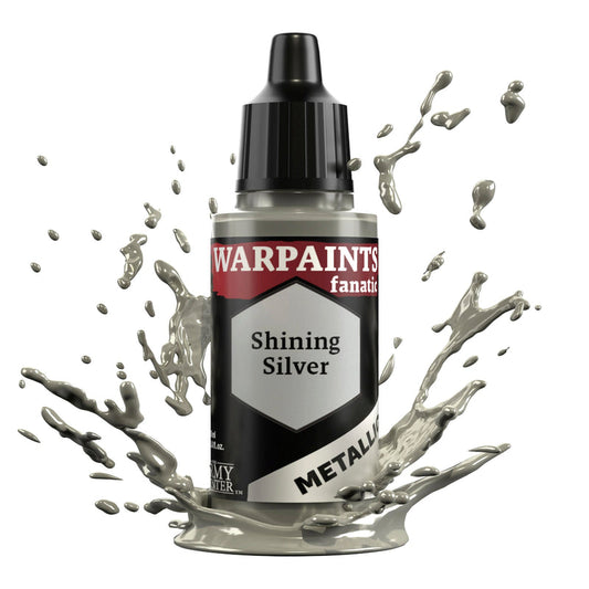 THE ARMY PAINTER: WARPAINTS FANATIC: METALLIC: SHINING SILVER (18ml)