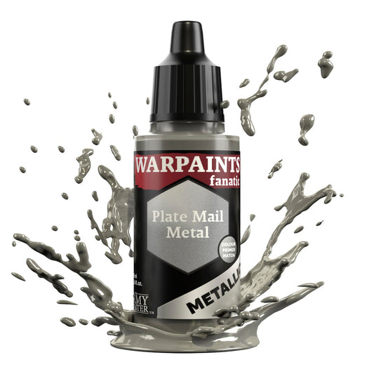 THE ARMY PAINTER: WARPAINTS FANATIC: METALLIC: PLATE MAIL METAL (18ml)