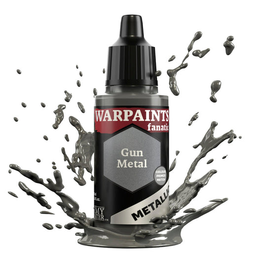 THE ARMY PAINTER: WARPAINTS FANATIC: METALLIC: GUN METAL (18ml)