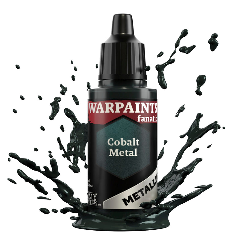 THE ARMY PAINTER: WARPAINTS FANATIC: METALLIC: COBALT METAL (18ml)