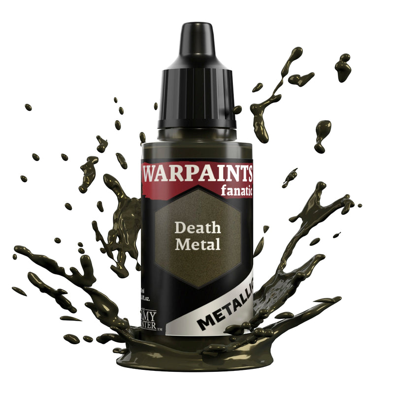 THE ARMY PAINTER: WARPAINTS FANATIC: METALLIC: DEATH METAL (18ml)