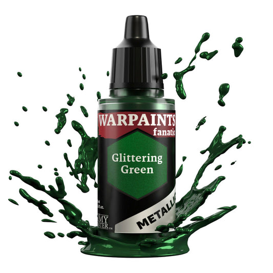 THE ARMY PAINTER: WARPAINTS FANATIC: METALLIC: GLITTERING GREEN (18ml)