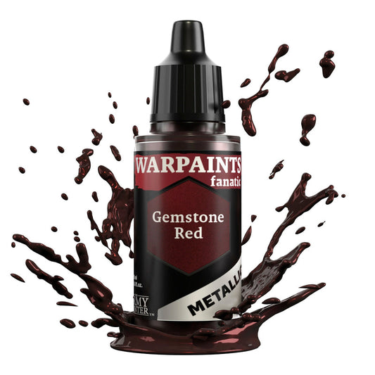 THE ARMY PAINTER: WARPAINTS FANATIC: METALLIC: GEMSTONE RED (18ml)