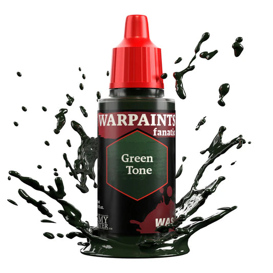 THE ARMY PAINTER: WARPAINTS FANATIC: WASHES: GREEN TONE (18ml)