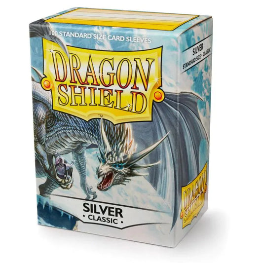 Dragon Shield Sleeve: Classic Silver