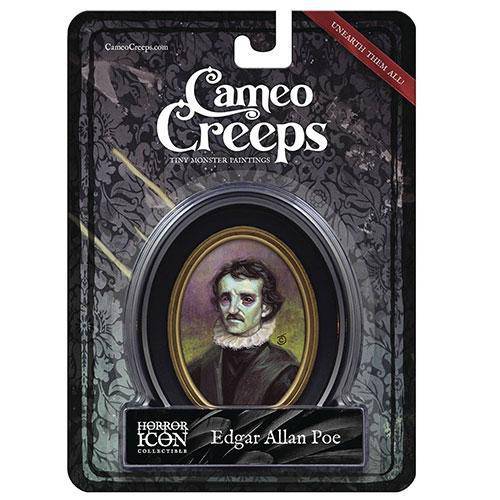 Cameo Creeps Tiny Monster Paintings - Edger Allan Poe