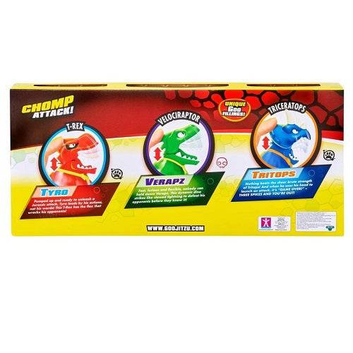 Heroes of Goo Jit Zu Dino Power Chomp Attack Mega 3 Pack Action Figure