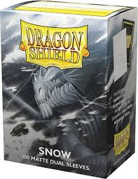 Dragon Shield Dual Sleeves: Matte Snow