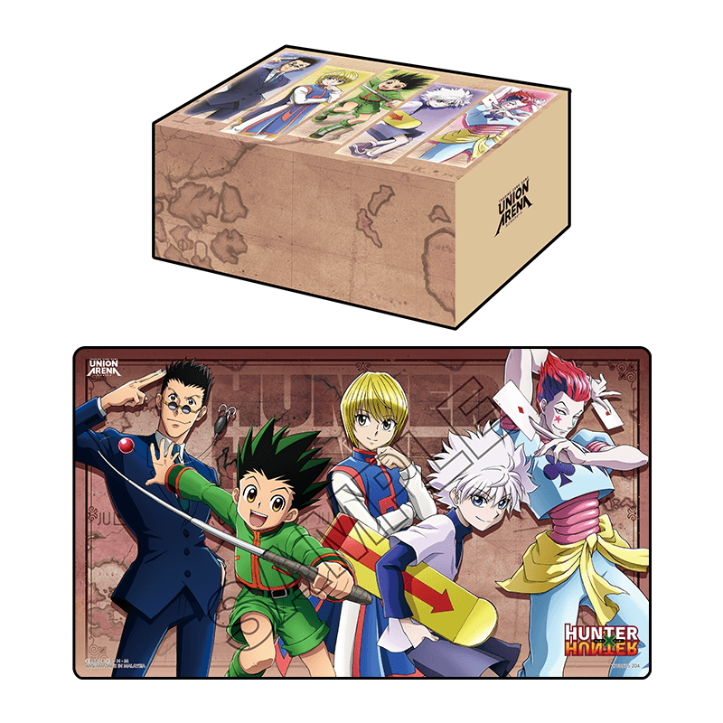 Union Arena Card Game: Playmat and Half Storage Box Set: Hunter X Hunter