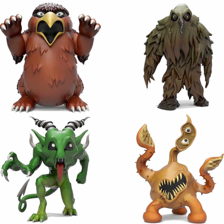 DUNGEONS AND DRAGONS: 3-INCH VINYL MINI-MONSTER SERIES 2