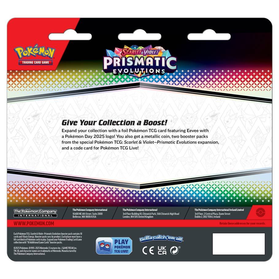 Pokémon - Scarlet & Violet - Prismatic Evolutions 2-Booster Blister