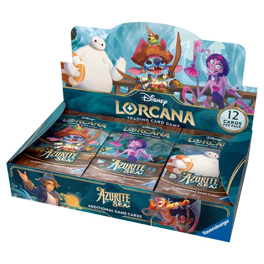 Lorcana TCG: Azurite Sea Booster Display