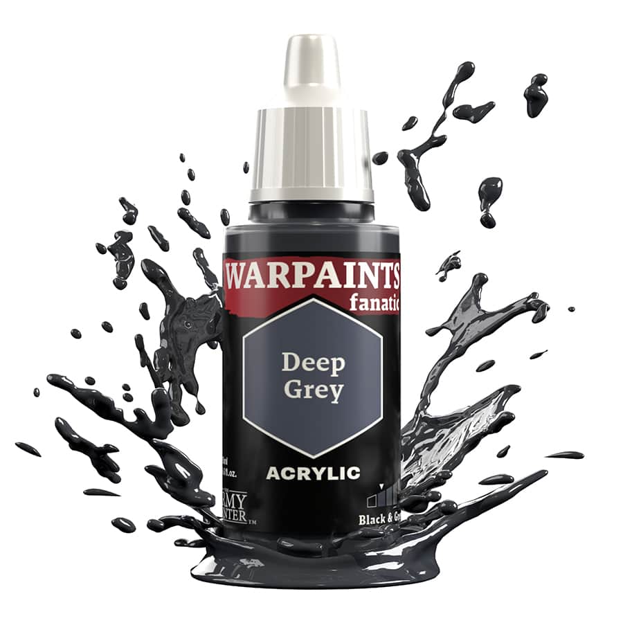 The Army Painter: Warpaints Fanatic: Acrylic: Deep Grey 18ml