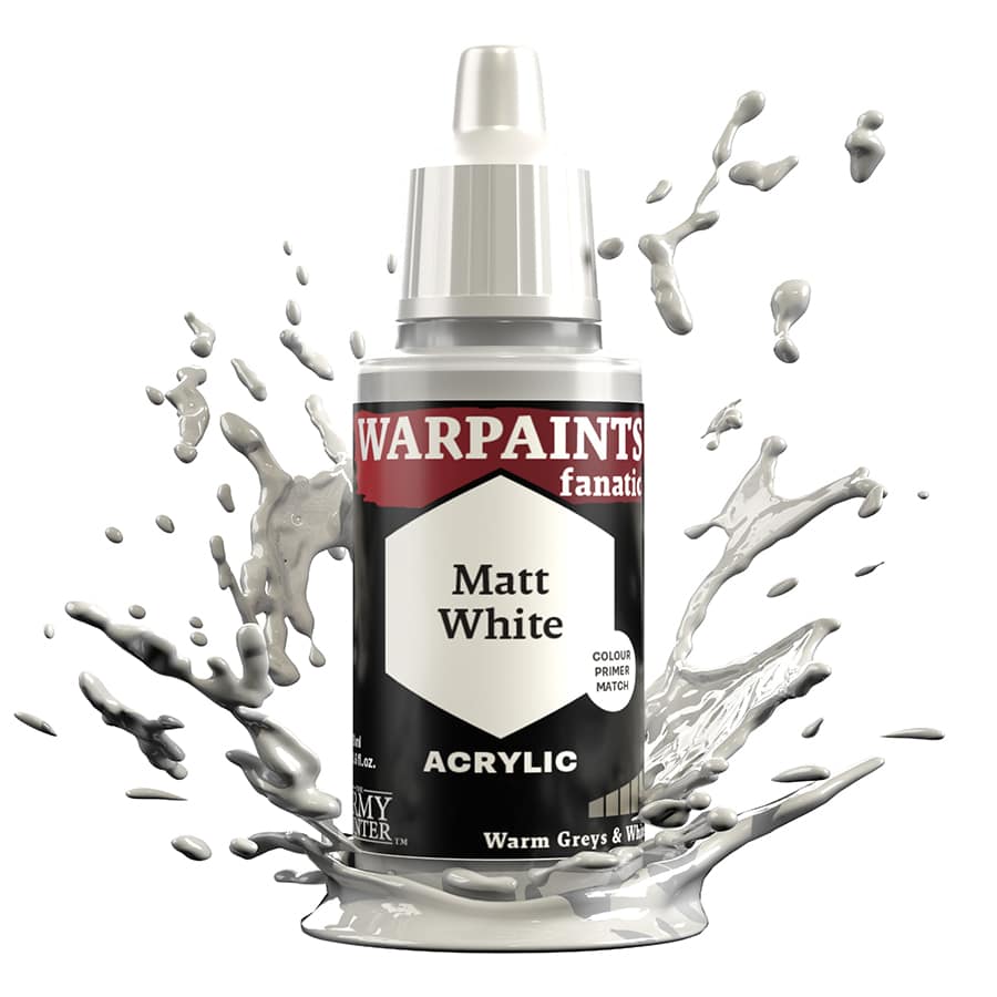 The Army Painter: Warpaints Fanatic: Acrylic: Matte White 18ml